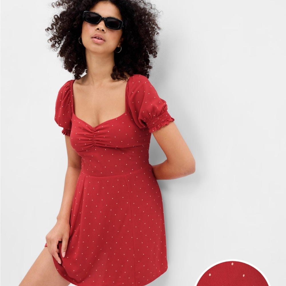 GAP Puff Sleeve Mini Dress